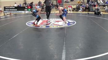 110 lbs Cons. Round 5 - Nate Peterson, Berge Elite Wrestling Academy vs Jack Minter, Unattached