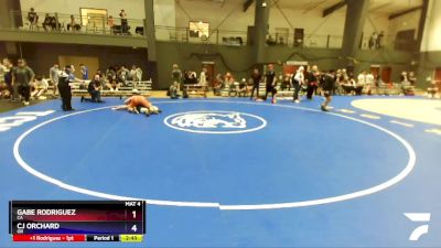 285 lbs Cons. Round 5 - Gabe Rodriguez, CA vs Cj Orchard, OR