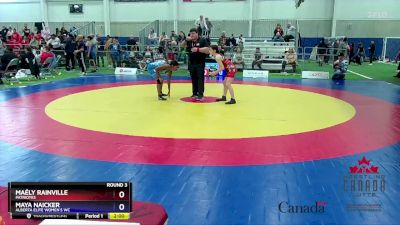 39kg Round 3 - Maély Rainville, Patriotes vs Maya Naicker, Alberta Elite Women`s WC