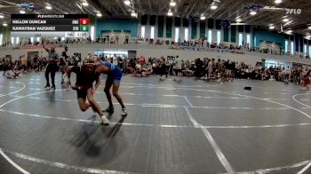 157 lbs Round 1 (6 Team) - Kawayran Vazquez, Beebe Trained Blue vs Kellon Duncan, Oakleaf WC
