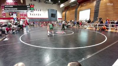 120 lbs Cons. Round 3 - Hyla King, Natrona County vs Payton Shantz, Green River