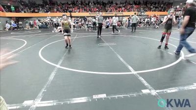 88 lbs Rr Rnd 2 - Avery Ashley, Hinton Takedown Club vs Laney Henning, Cotton County Wrestling Club