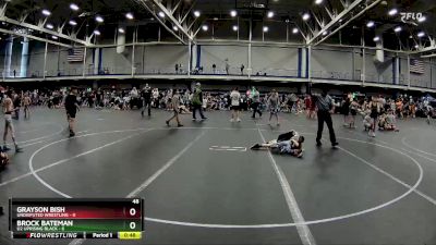 48 lbs Round 8 (10 Team) - Grayson Bish, Undisputed Wrestling vs Brock Bateman, U2 Uprising Black