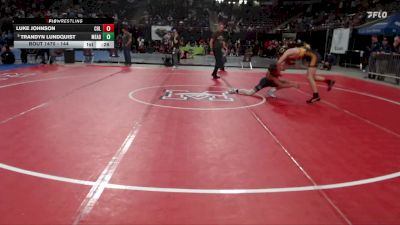 144 lbs Cons. Round 7 - Trandyn Lundquist, Mead vs Luke Johnson, Columbia