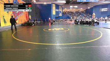 110 lbs Champ. Round 3 - Adriana Yodice, Paramus Catholic vs Gabby Giaccone, Watchung Hills