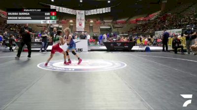 Semis - Julissa Quenga, Bloodline Wrestling vs Brodie McDaniel, Gladiator Wrestling