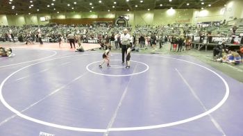 46 lbs Consi Of 8 #1 - Kalvin Kimes, Fernley Wrestling Club vs James Schmeeckle, Chester