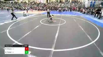 55 lbs Round Of 16 - Matthew Bravo, Misfits vs Herra Fisher, Empire Wrestling Club