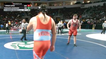5A 285 lbs Champ. Round 1 - Nabaahii Loudhawk, Sandia vs Ethan Lopez, Roswell