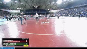 71 lbs Quarterfinal - Jacobey Lamothe, Mat Demon Wrestling Club vs Titus Lehner, Cle Elum Mat Miners Wrestling Club