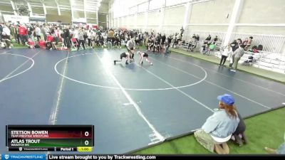 78 lbs Cons. Round 3 - Atlas Trout, Wasatch WC vs Stetson Bowen, Team Prestige Wrestling