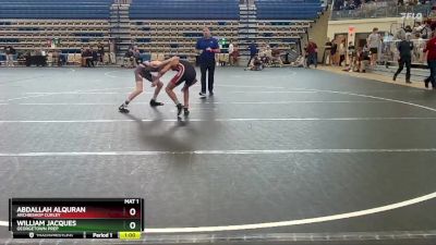 106 lbs Cons. Round 4 - William Jacques, Georgetown Prep vs Abdallah Alquran, Archbishop Curley