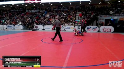 119 lbs 1st Place Match - Max Francisco, East Anchorage High School vs Lincoln Werner, Student Wrestling Development Program