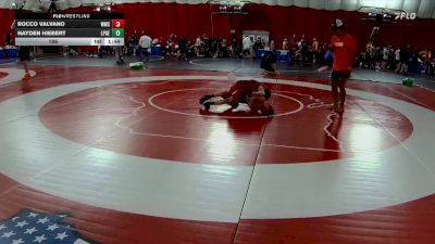 106 lbs Champ Round 1 (16 Team) - Rocco Valvano, Wheaton Warrenville South vs Hayden Hiebert, Long Prairie Grey Eagle-Browerville Wolves