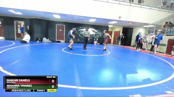 145 lbs Cons. Round 1 - Rosanna Tavarez, Southeast G vs Shakari Daniels, McClain G
