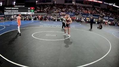 D 3 132 lbs Champ. Round 2 - Ryder Chance, St. Louis Catholic vs Wyatt Bostick, John Curtis Christian