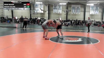 165 lbs Consi Of 16 #2 - Brian Wilson, Rider vs Mason Collins, Navy