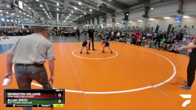 72 lbs Cons. Semi - Remington Williams, Texas Wrestling Academy vs Elijah Smith, Best Trained Wrestling