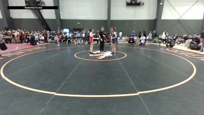 16U Girls GR - 120 lbs Cons. Round 2 - Gabbie Gonsalves, WA vs Aurora Hiebert, WA
