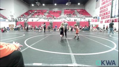 55 lbs Consi Of 8 #2 - KianRay Maine, Lexington Wrestling Club vs Steel Fife, Tecumseh Youth Wrestling