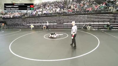 3A 150 lbs Quarterfinal - Garrett Perry, Juab vs Gage Prescott, South Summit