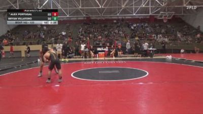 133 lbs Quarterfinal - Bryan Villatoro, Santa Ana College vs Alex Portugal, Sacramento City College