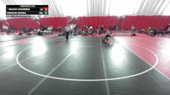 USA Junior Boys - 157 lbs 3rd Place Match - Mason Chambers, LaCrosse Area Wrestlers vs Germain Ngoma, Iowa