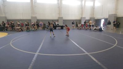 45 lbs Champ. Round 1 - Caliyah Cruz, Grindhouse Wrestling Club vs Marley Senne, Bozeman Wrestling Club