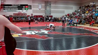 107 lbs Quarterfinal - Noah Bartkowicz, Sartell-Saint Stephen vs Heydan Danielson, Minneota
