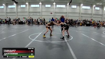 88 lbs Round 6 (10 Team) - Austin Buerger, OMP vs Tyler Elliott, Dayton Bandits