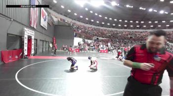 118 lbs Champ. Round 1 - Shiloh Gibson, BYA Wrestling vs Aubrey Ducat, Kewaunee