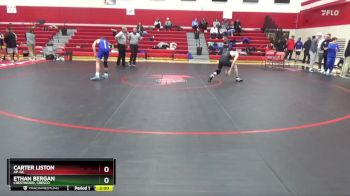 132 lbs Quarterfinal - Ethan Bergan, Crestwood, Cresco vs Carter Liston, AP-GC