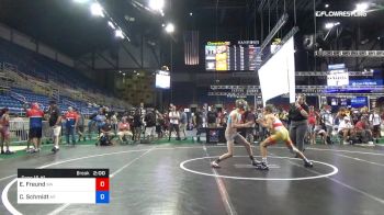 106 lbs Cons 16 #1 - Ethan Freund, Washington vs Carter Schmidt, Montana