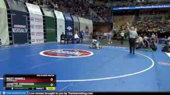 159 lbs 5th Place Match - Riley Howell, Brookfield vs Cosette Jorgensen, William Chrisman