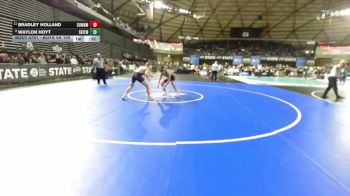 Boys 4A 150 lbs Cons. Round 5 - Bradley Holland, Sumner vs Waylon Hoyt, South Kitsap