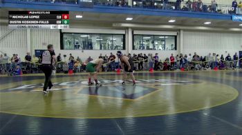 285 lbs Cons. Round 1 - Dustin Koskinen-Falls, Oswego State vs Nicholas Lopez, Elmira