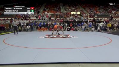 165 lbs Cons. Round 1 - Landon Taplin, Abilene Hs vs Emmett Crookham, Tonganoxie Hs