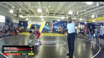 144 lbs Champ. Round 3 - Draven McCall, Tampa Bay Tiger Wrestling vs Giovanni Duany, CFWA @ LHP