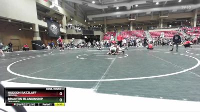 130 lbs Cons. Round 3 - Hudson Ratzlaff, Fredonia vs Braxton Blankinship, Trailhands