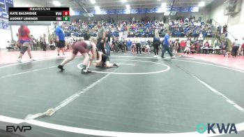 75 lbs Rr Rnd 1 - Kate Baldridge, Wyandotte Youth Wrestling vs Audrey Lemings, Eufaula Ironheads Wrestling Club