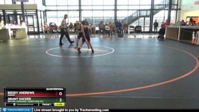 B-13 lbs Quarterfinal - Brody Andrews, Wrath vs Grant Hacker, Benton Community Wrestling Clu