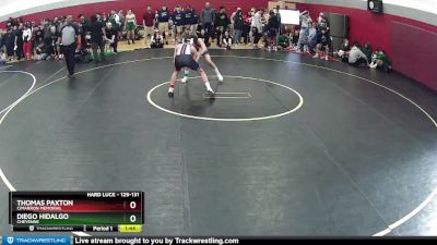 129-131 lbs Semifinal - Thomas Paxton, Cimarron Memorial vs Diego Hidalgo, Cheyenne