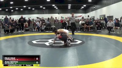 112 lbs Round 3 (6 Team) - Evan Restivo, Mat Assassins vs Felix Cruz, California Black
