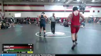 220 lbs Semifinal - Chase Wash, Ferris vs Daren Airey, Mt Spokane