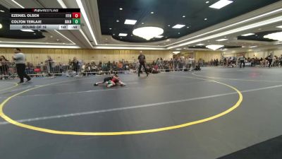 58 lbs Round Of 16 - Ezekiel Olsen, Fitness Fight Factory WC vs Colton Terlaje, Gold Rush Wr Ac