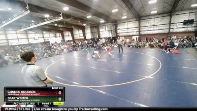 125 lbs 1st Place Match - Gunner Knudsen, Sanderson Wrestling Academy vs Bear Winter, Sanderson Wrestling Academy