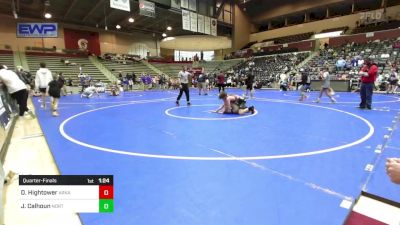 132 lbs Quarterfinal - Duke Hightower, Arkansas vs Joshua Calhoun, North DeSoto Wrestling Academy