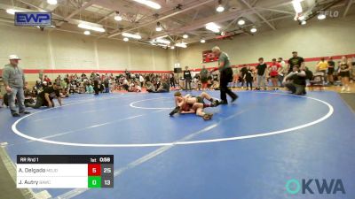 85 lbs Rr Rnd 1 - Aaron Delgado, Mojo Mulisha 12U vs Jagger Autry, Broken Arrow Wrestling Club