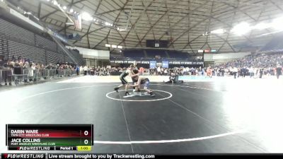 140 lbs Cons. Round 1 - Jace Collins, Port Angeles Wrestling Club vs Darin Ware, Twin City Wrestling Club