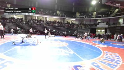 157-1A 1st Place Match - Dane Kracht, Social Circle vs HUDSON FLEMING, Elbert County